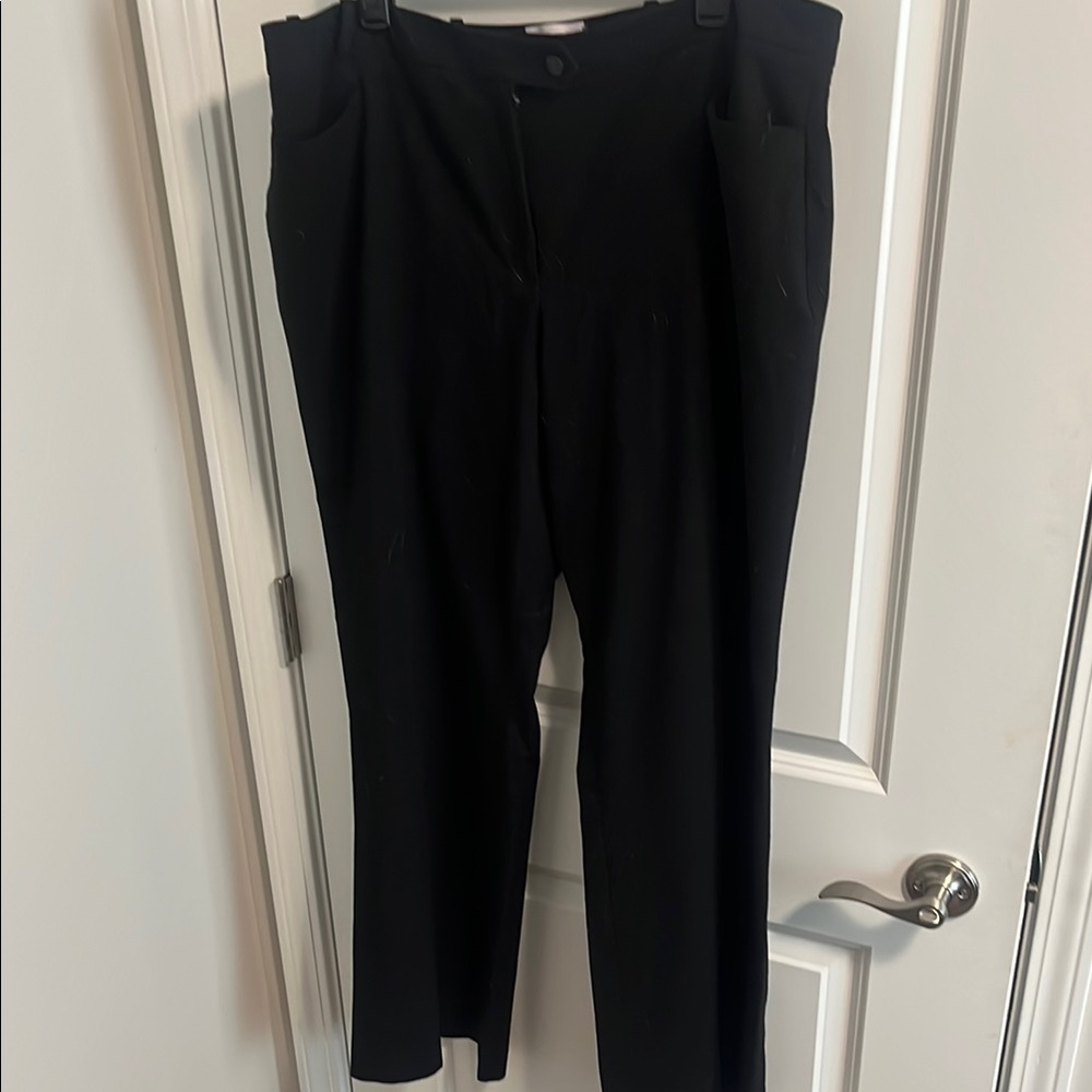 Calvin Klein Black Straight Leg Pants & Jumpsuits